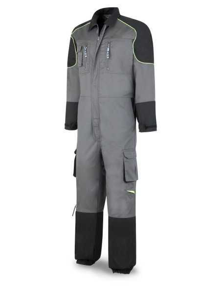 Buzo MARCA PLPro Series gris/negro poliéster/algodón 245 gr T-64/66