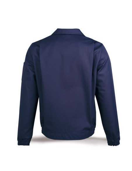 Chaqueta azul marino poliéster/algodón de 245 gr T-56