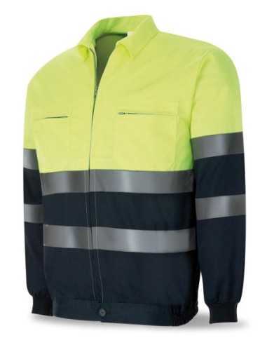 Chaqueta MARCA PL Alta Visivilidad 388CFXYFA bicolor poliéster/algodón 200 gr T-54