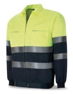 Chaqueta MARCA PL Alta Visivilidad 388CFXYFA bicolor poliéster/algodón 200 gr T-68