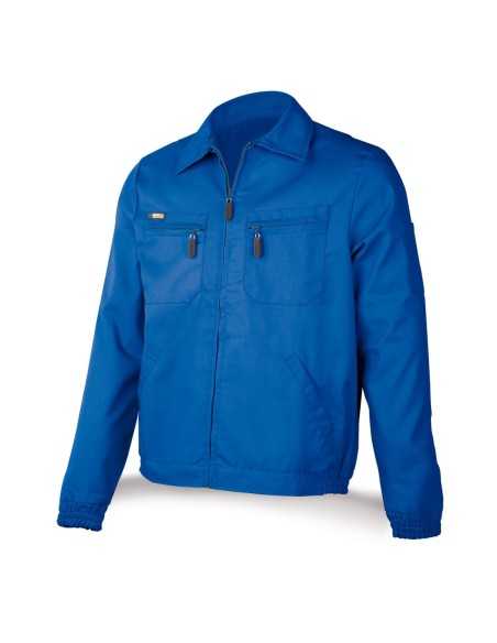 Chaqueta MARCA PL Top Line 488CTOPAZ azulina en Algodón de 245 gr T-60