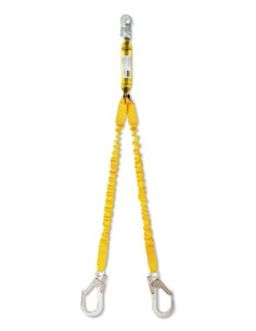 Cinta Elástica en "Y" STEEL FLEX 1888AEGYSIN con absorbedor y mosquetones