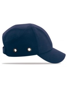 Gorra MARCA PL Modelo "BUMPER" 2088GPA protección antigolpes.Azul Marino Universal