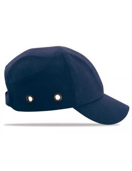 Gorra MARCA PL Modelo "BUMPER" 2088GPA protección antigolpes.Azul Marino Universal