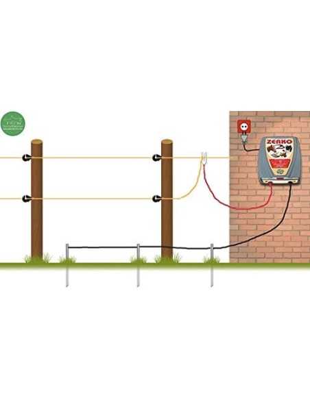 PASTOR ELÉCTRICO ZERKO-RED. 6 JULIOS DE POTENCIA