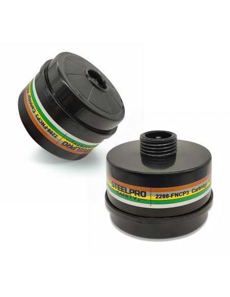 Filtros de rosca normalizada MARCA PL STEELPRO 2288FNCP3SIN para máscara completa "ANDROMEDA" (ABEK2P3)