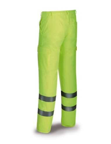 Pantalón MARCA PL 388PFEYF Alta Visibilidad poliéster/algodón 200 gr T-44