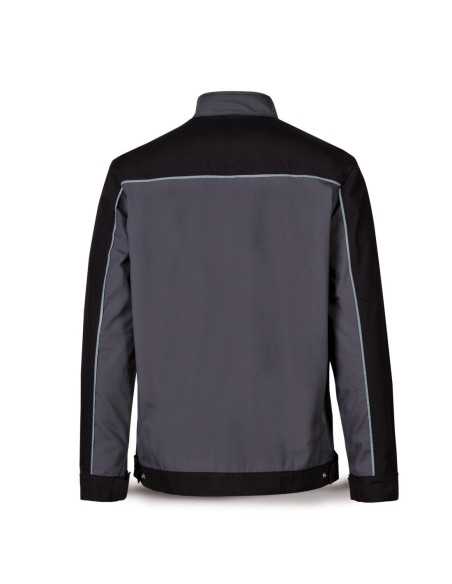 Chaqueta MARCA PL PROSERIES 588CCGNECANVAS gris/negro poliéster/algodón 245 gr t-48/50