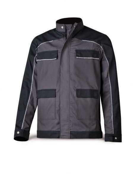 Chaqueta MARCA PL PROSERIES 588CCGNECANVAS gris/negro poliéster/algodón 245 gr T-56/58