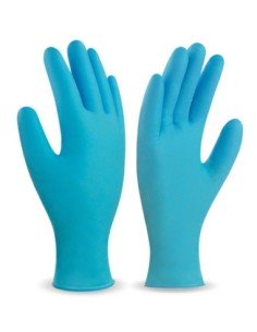 Guante de nitrilo azul Desechable MARCA PL 688NUTA 100u T-L