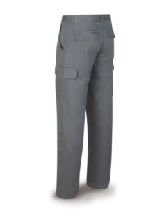 Pantalón MARCA PL 388PG gris poliéster/algodón 200 g. Multibolsillos T-46 2