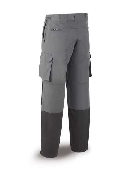 Pantalón MARCA PL PRO SERIES FIRST LINE gris/negro poliéster/algodón 245 gr Multibolsillos T-38/40