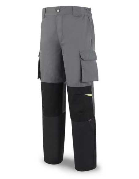 Pantalón MARCA PL PRO SERIES FIRST LINE gris/negro poliéster/algodón 245 gr Multibolsillos T-46/48