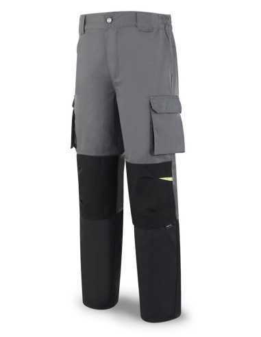 Pantalón MARCA PL PRO SERIES FIRST LINE gris/negro poliéster/algodón 245 gr Multibolsillos T-58/60
