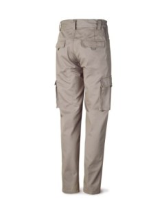 Pantalón MARCA PL TOPLINE 488PTTOPG Gris poliester/algodón de 245g MultibolsilloS T-46 2