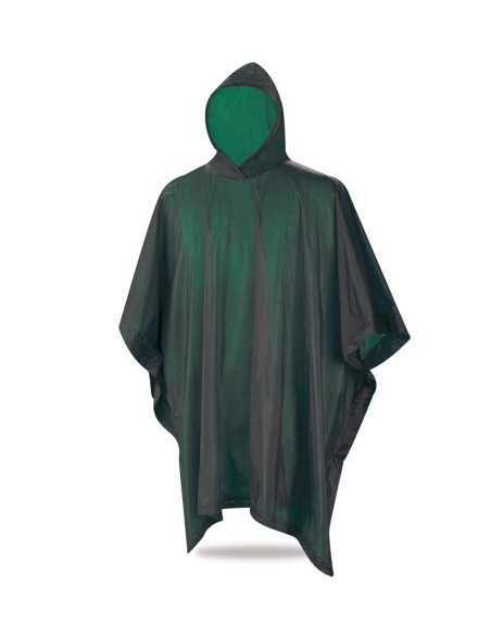 Poncho de agua MARCA PL METEO 188POAV PVC verde 180 gr T-XL