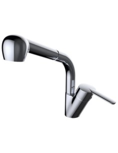 Grifo de cocina monomando 240mm 2 Funciones S12 Urban Extraíble Cromado