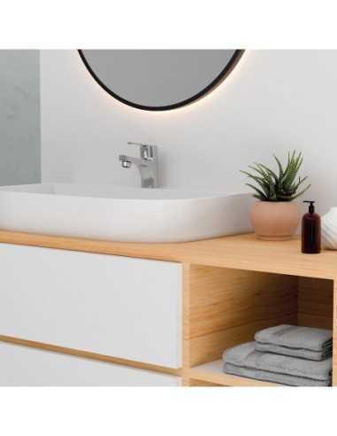 Grifo de lavabo 99620 monomando CLEVER 65mm Go! Cromado