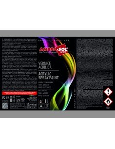 AMBRO-SOL - Pintura acrílica en spray, color Gris Hierro, RAL 7011 2