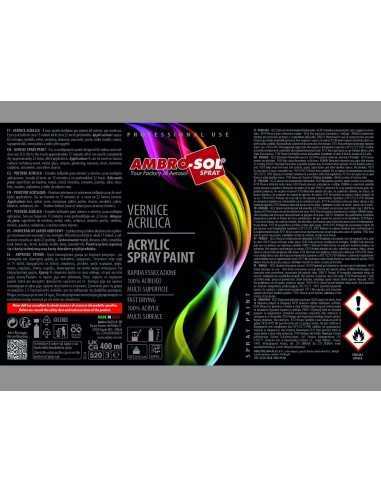 AMBRO-SOL - Pintura acrílica en spray, color Gris Hierro, RAL 7011