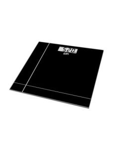 Báscula de baño digital negra EDM, diseño ultrafino y preciso. ¡Compra online ahora!?
