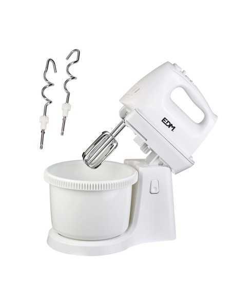 Batidora Amasadora EDM 400W 5 Velocidades con Bol 3,2 Lt