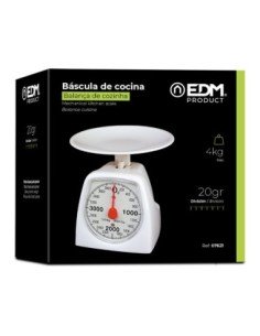 ?Báscula analógica de cocina EDM, precisión sin pilas y diseño compacto. ¡Compra online ahora! 2