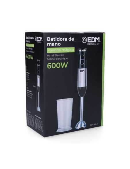 ?Batidora de mano EDM, potencia de 600W y cuchillas de acero inoxidable. ¡Compra online ahora!?