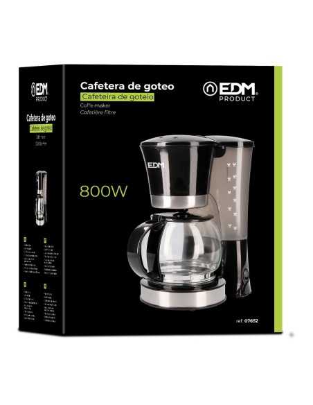 ?Cafetera de goteo EDM 12 tazas 800W, café caliente y sin goteos. ¡Compra online ahora!