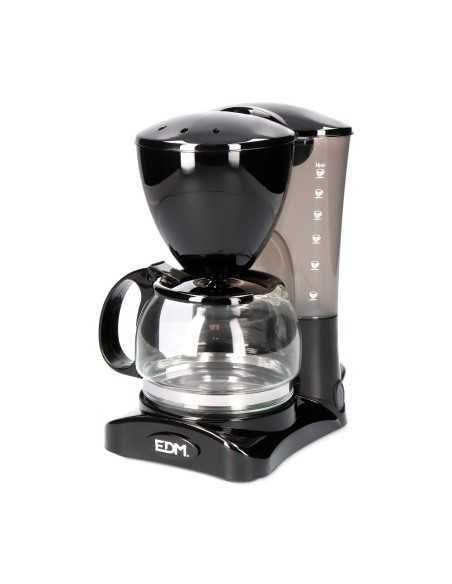 ?Cafetera de goteo EDM 6 tazas 550W, diseño compacto y funcional. ¡Compra online ahora!