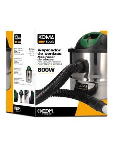 ?Aspiradora de cenizas Koma Tools 800W, limpieza eficaz y segura. ¡Compra online ahora!