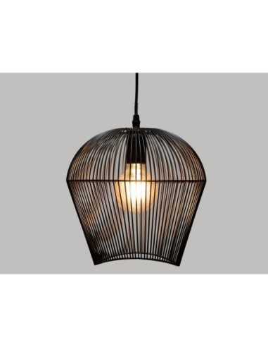 LAMPARA TECHO NEGRO E27 COL AJENA 26x25 *OFERTA*