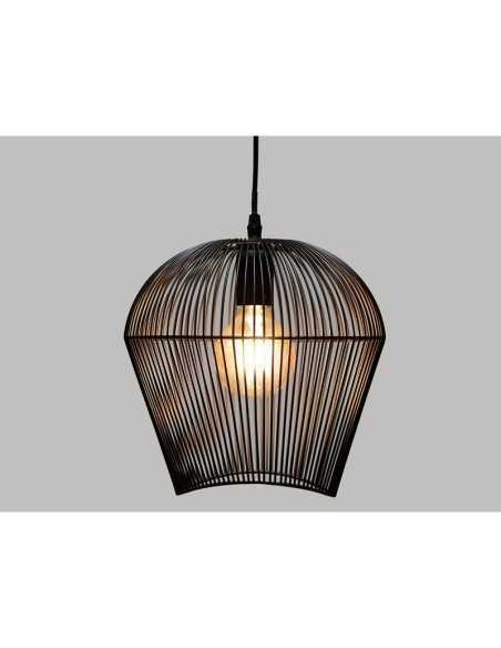 LAMPARA TECHO NEGRO E27 COL AJENA 26x25 *OFERTA*