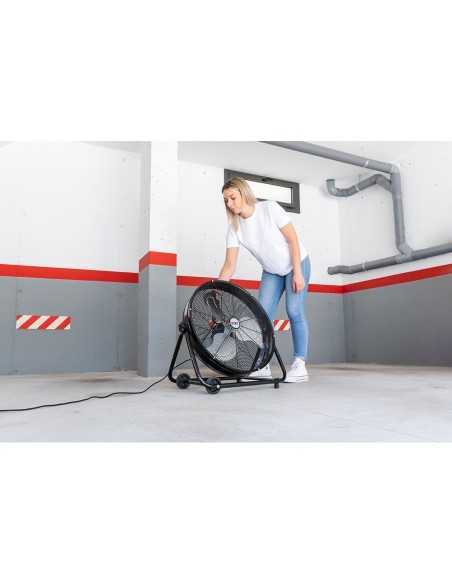 ?Ventilador industrial de suelo EDM 180W, potencia y movilidad para grandes espacios. ¡Compra online ahora!
