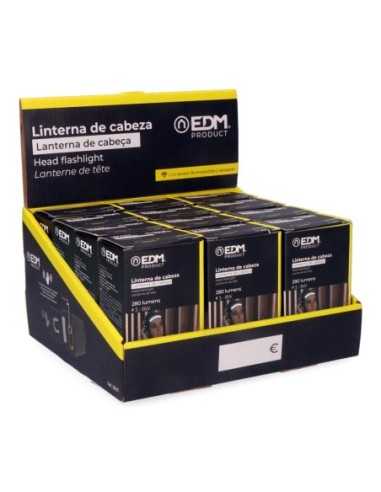 ?Linterna frontal con sensor EDM, iluminación manos libres y recarga USB. ¡Compra online ahora!?