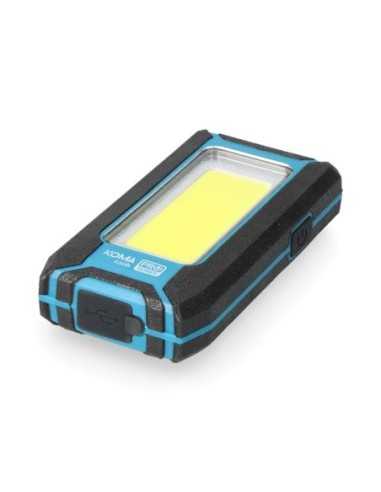 ?Linterna LED COB 8W Koma Tools, potente, recargable y versátil. ¡Compra online ahora!