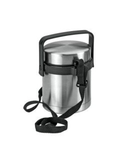 ?Fiambrera termo CAMPUS 1L de Metaltex, doble compartimento y acero inoxidable. ¡Compra online ahora!?