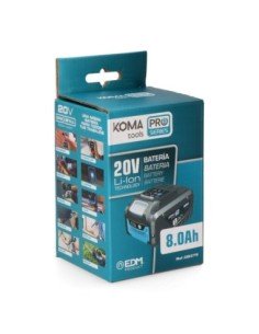 ?Batería Li-Ion 20V 8.0Ah EDM, potencia y autonomía para tus herramientas. ¡Compra online ahora! 2