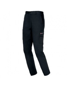 Pantalón Algodón Easy Strech Negro T-L | Ropa laboral