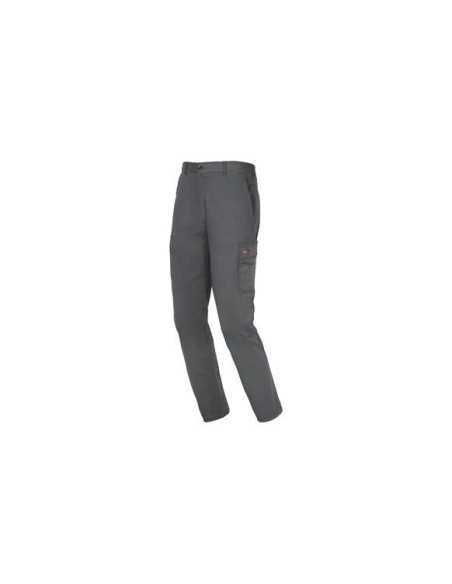 Pantalón Algodón Easy Stretch Gris T-S | Ropa laboral
