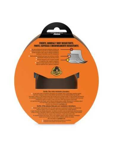 Cinta Americana GORILA TAPE Negra 9Mt X 25mm