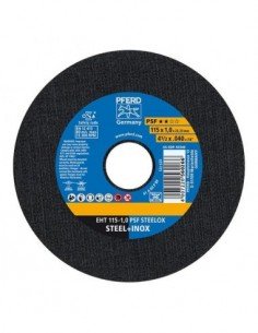 Disco de Corte Acero INOX PFERD EHT 115-1.0 A60 P PSF-INOX