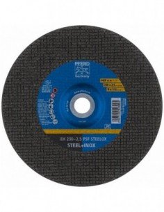 Disco de Corte Metal PFERD EH 230x2,5x22,23 mm para Acero Inoxidable