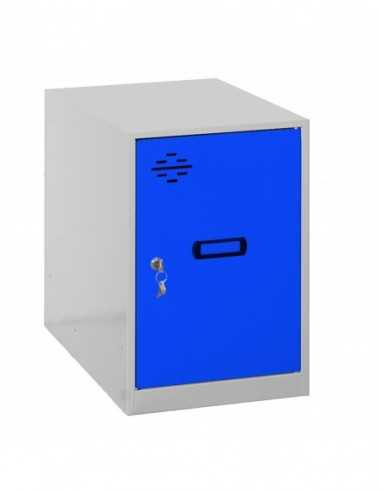 Taquilla SIMON LOCKER Monobloque Mini 475x300x500 mm Gris/Azul