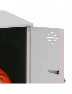 Taquilla SIMONLOCKER Montado Mini 915x300x500 mm Gris | Taquilla metálica SimonLocker para vestuarios y oficinas 2