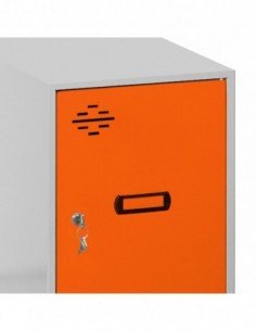 Taquilla SIMONLOCKER Montado Mini 915x300x500 mm GR/NA | Taquilla metálica SimonLocker para vestuarios y oficinas 2