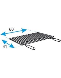 Parrilla para barbacoa IMEX EL ZORRO 60x41 cm INOX 2