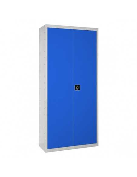 Armario Taquilla SIMON LOCKER Profesional Monobloque Multiusos 180x60x40 2/4 Gris/Azul