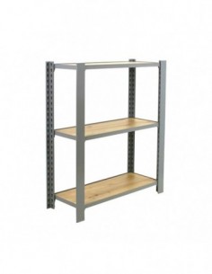 Estantería SIMONRACK Officlick 3/300 wood i.m. Gris/roble nodi