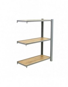 Estantería SIMONRACK Officlick 3/400 wood a.m. Gris/roble nodi